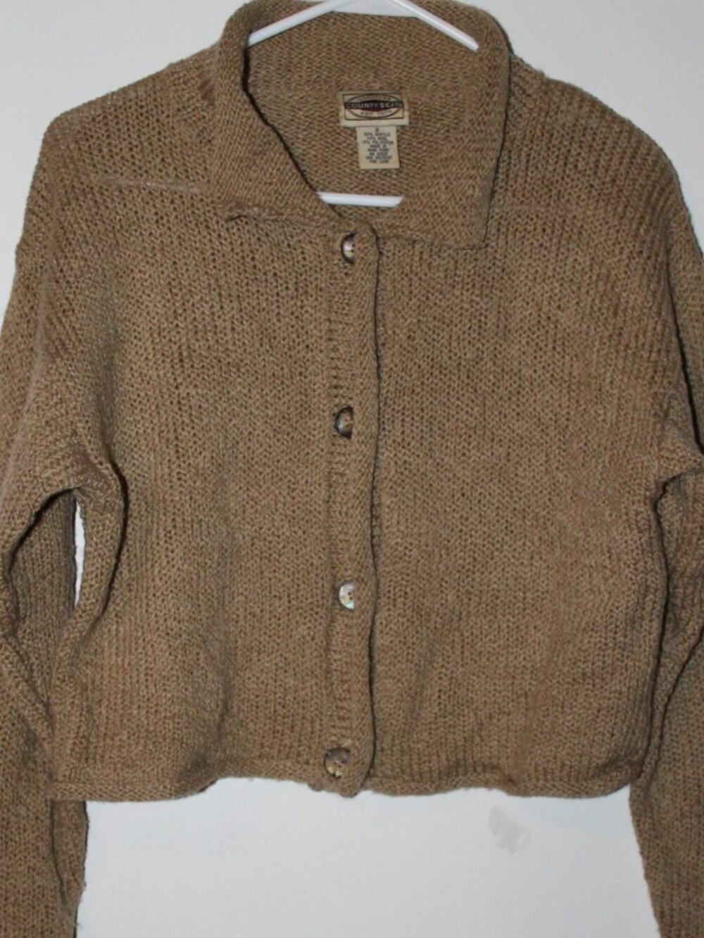 Women's Brown and Tan Jumper